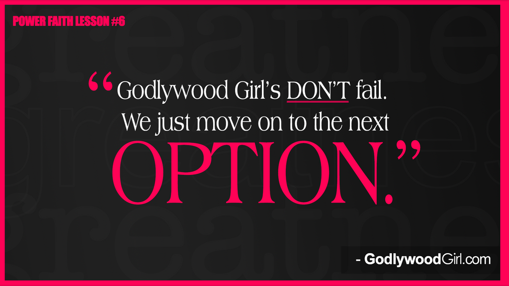 Power Faith Lesson #6 on GodlywoodGirl.com