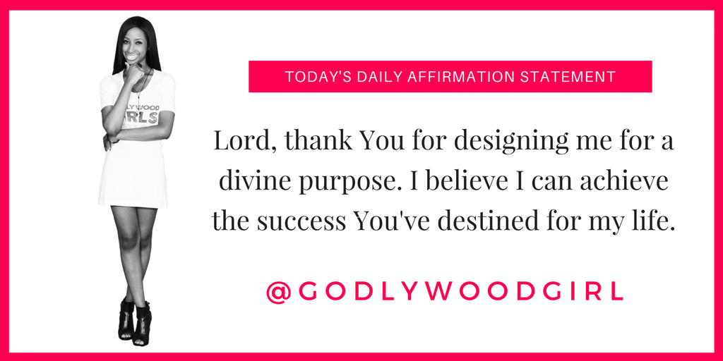 Godlywood Girl's Daily Affirmation Statement