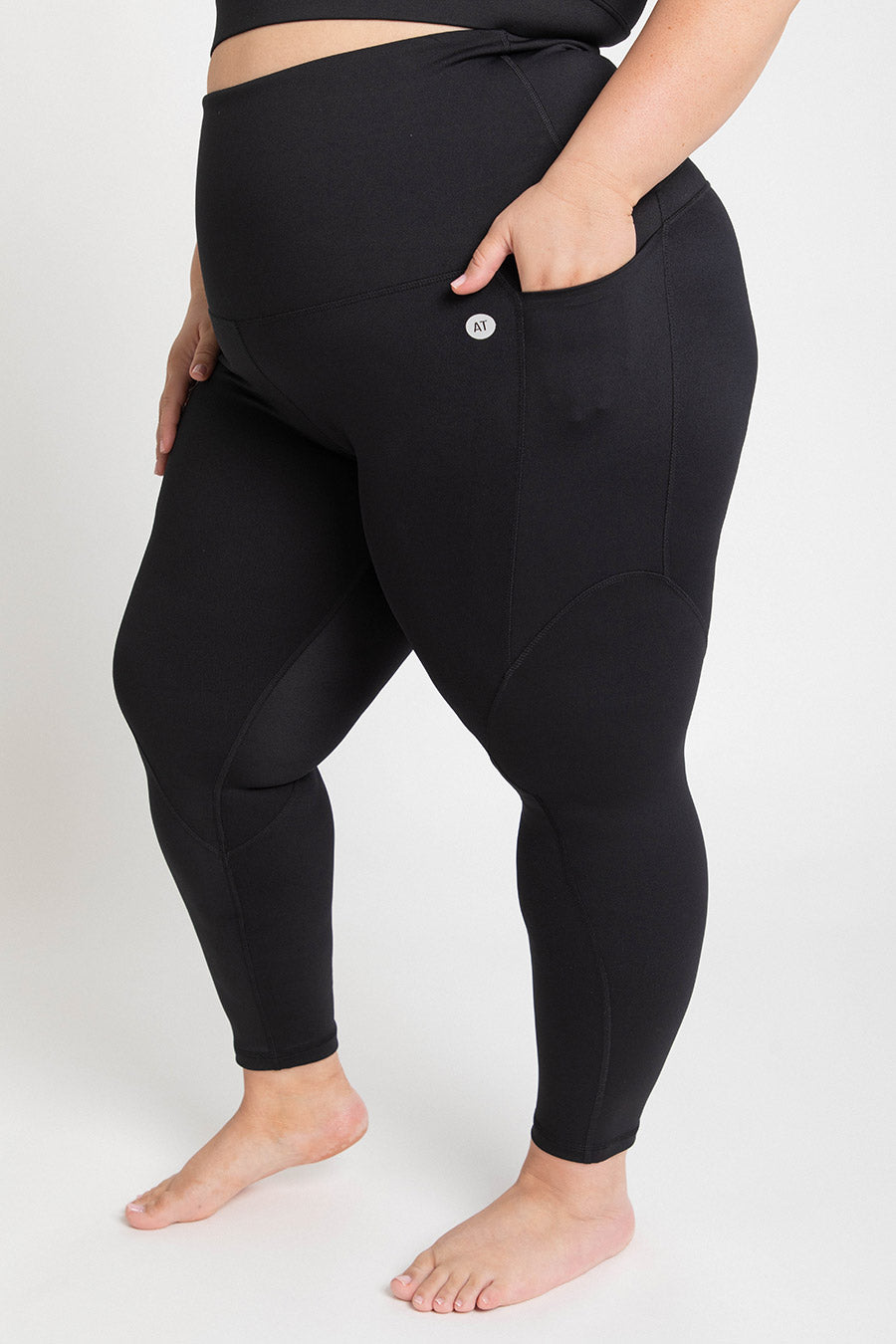 Ultimate Sports Compression Leggings, Firm High-Rise Panel with Pockets