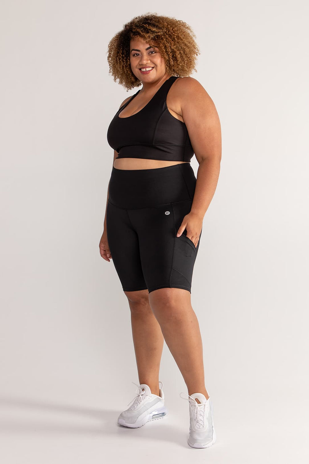 plus size compression bike shorts