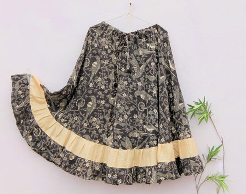 Kalamkari flare skirt