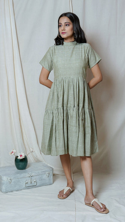 Olive dress: Shop Olive tier dress online at bebaakstudio.com – Bebaak