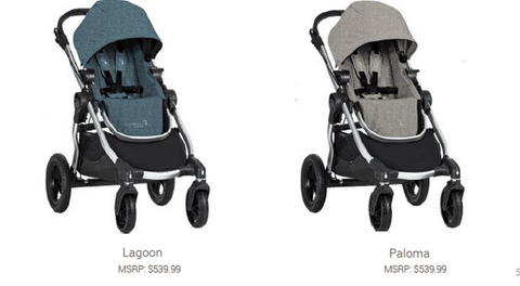 difference between baby jogger city select and lux