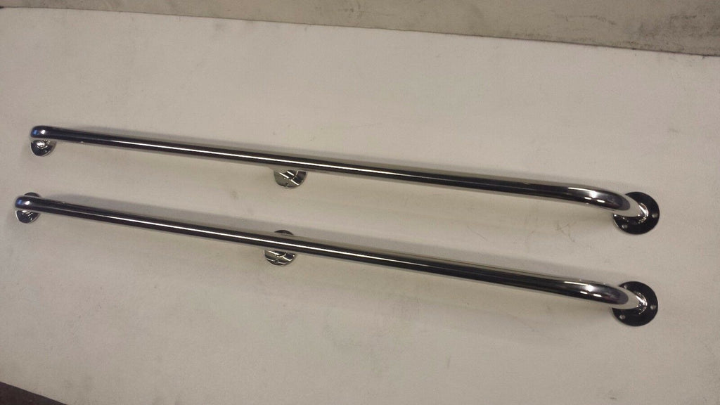 A Pair Of Stainless Grab Rails 1000mm Marine Grade 316 Boat Hand Rail Southern Marine Products 8379
