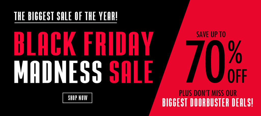 Black Friday Madness Sale 70% Off Banner