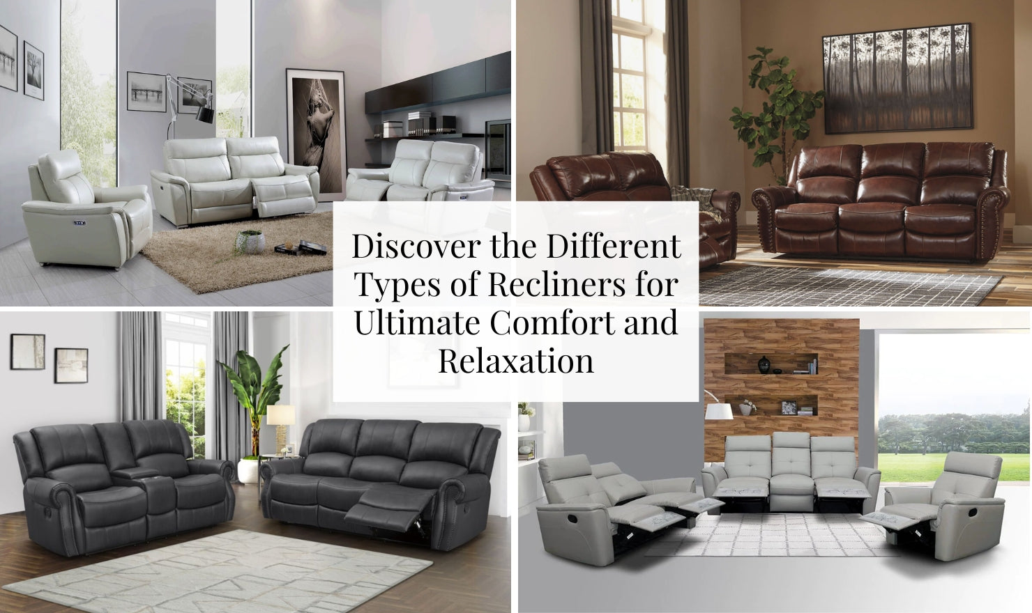 9 Different Types of Recliners Sofa – Jennifer Furniture