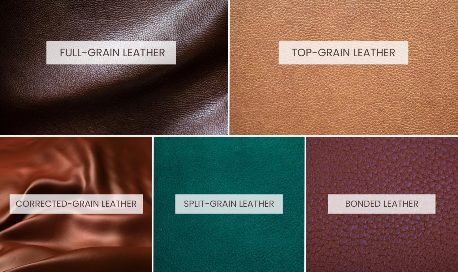 Full Grain Leather vs Top Grain Leather vs Split Leather