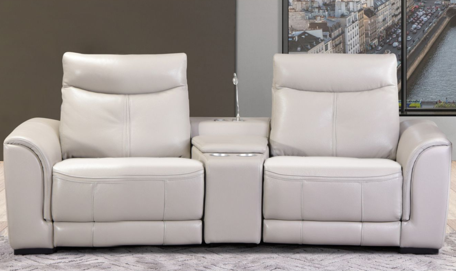 Mia Bella Bentley motion loveseat