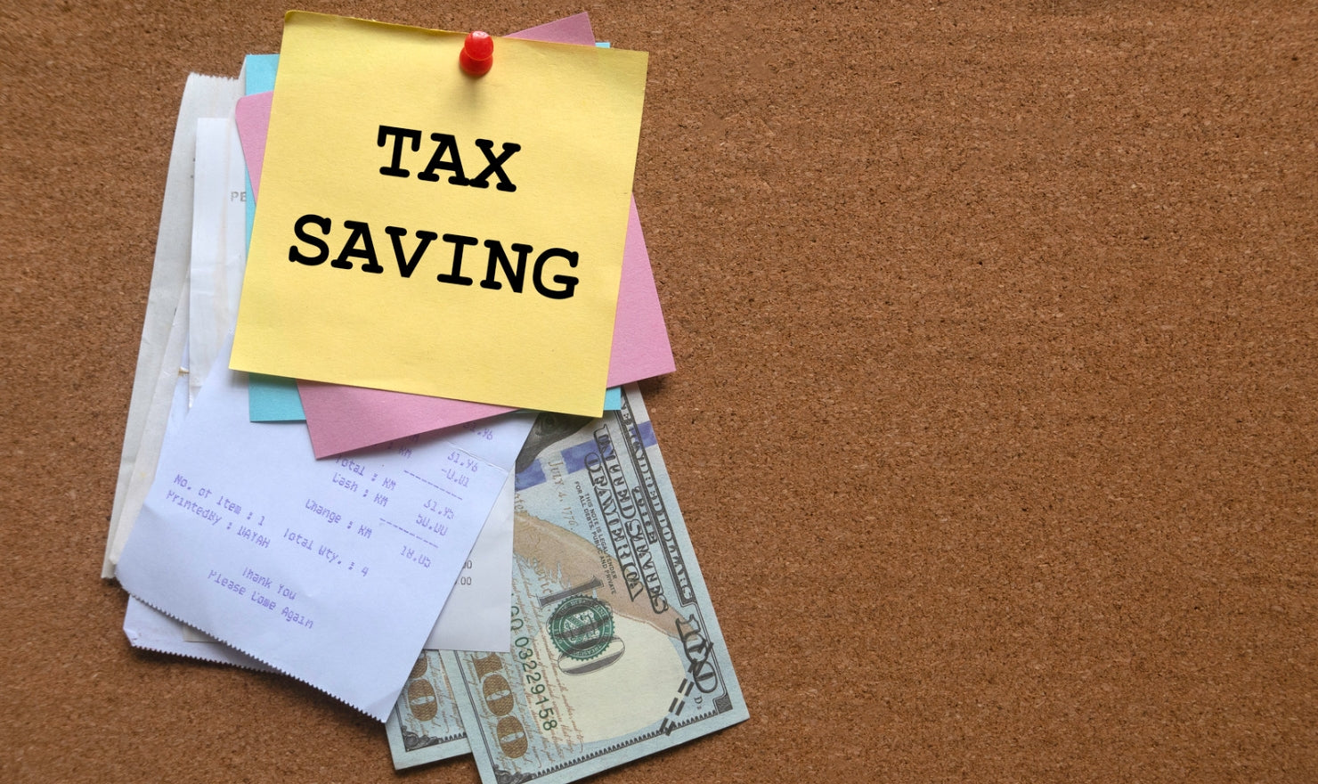 You save on taxes