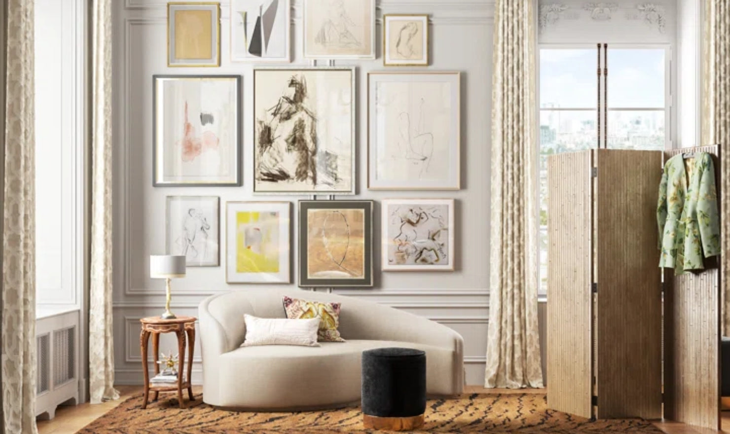 You won't regret hanging a gallery wall