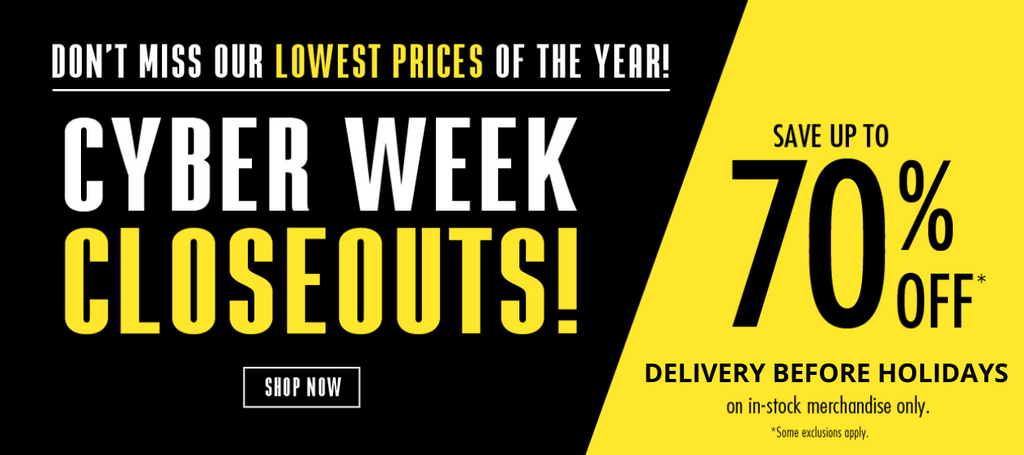 Leahyco Cyber Week Closeout Sale discount banner