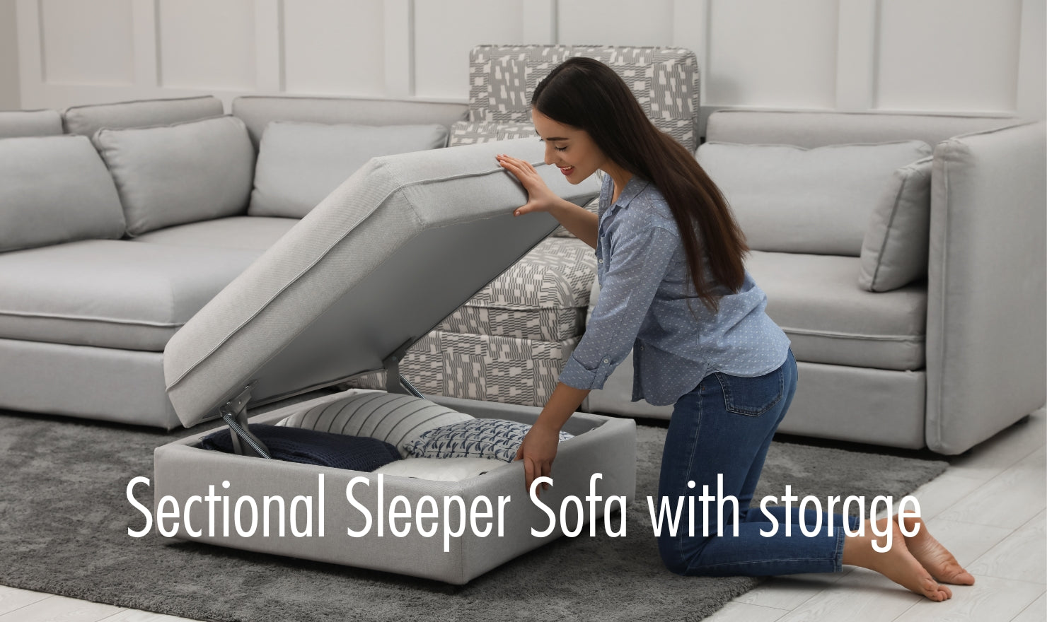 Best Sectional Sleeper Sofa With Storage 2024 - Top Brands – Jennifer  Furniture