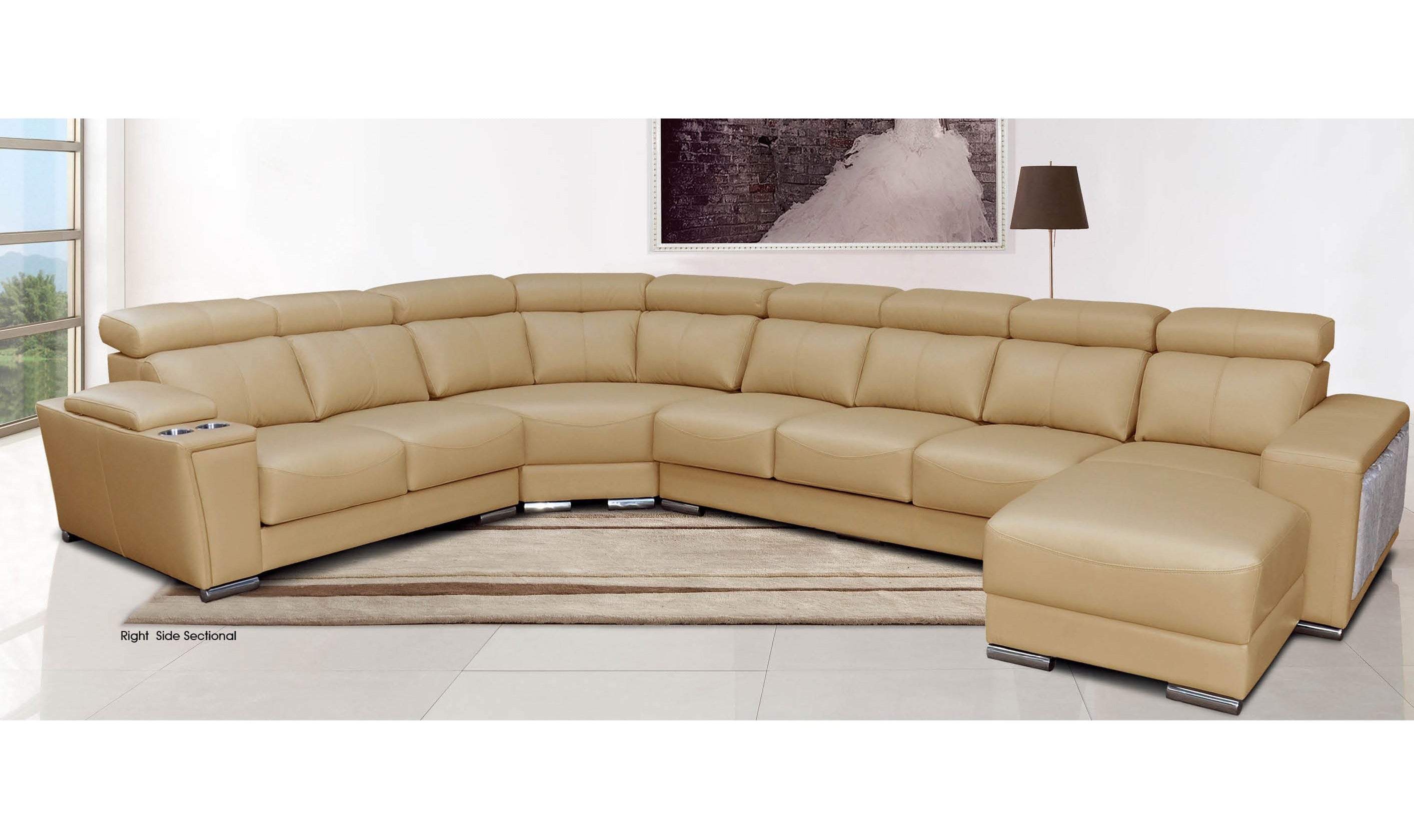 ESF Italia Adiel Sectional high-end ESF furniture Right Facing |