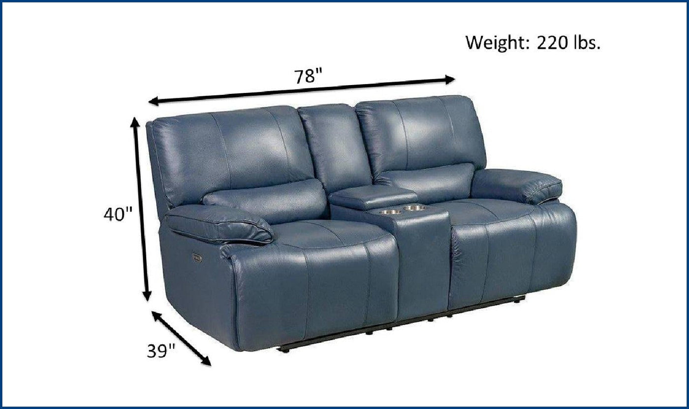 Cocoon Power Reclining Loveseat with USB Console-Jennifer Furniture