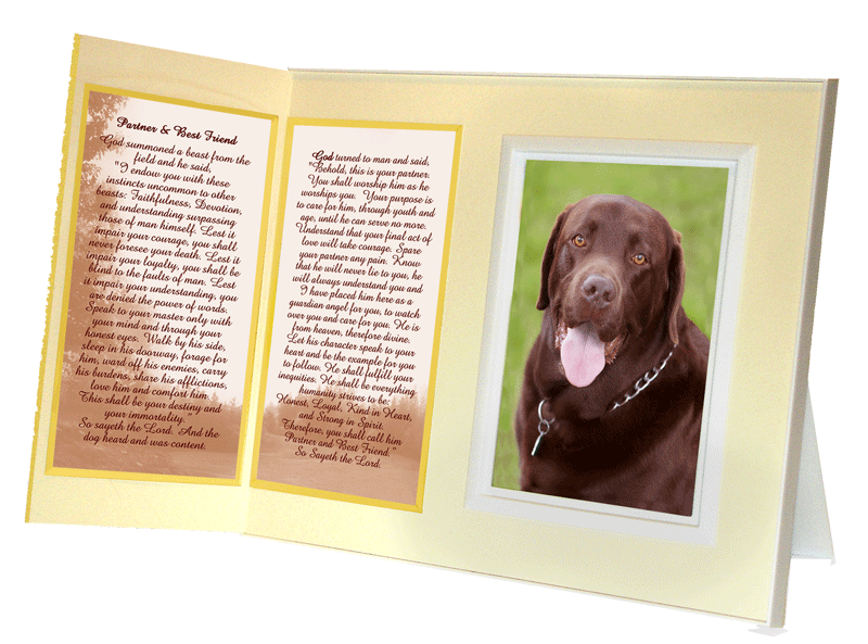 Dog Lover Remembrance Gift, "Best Friend" , Memorial Pet