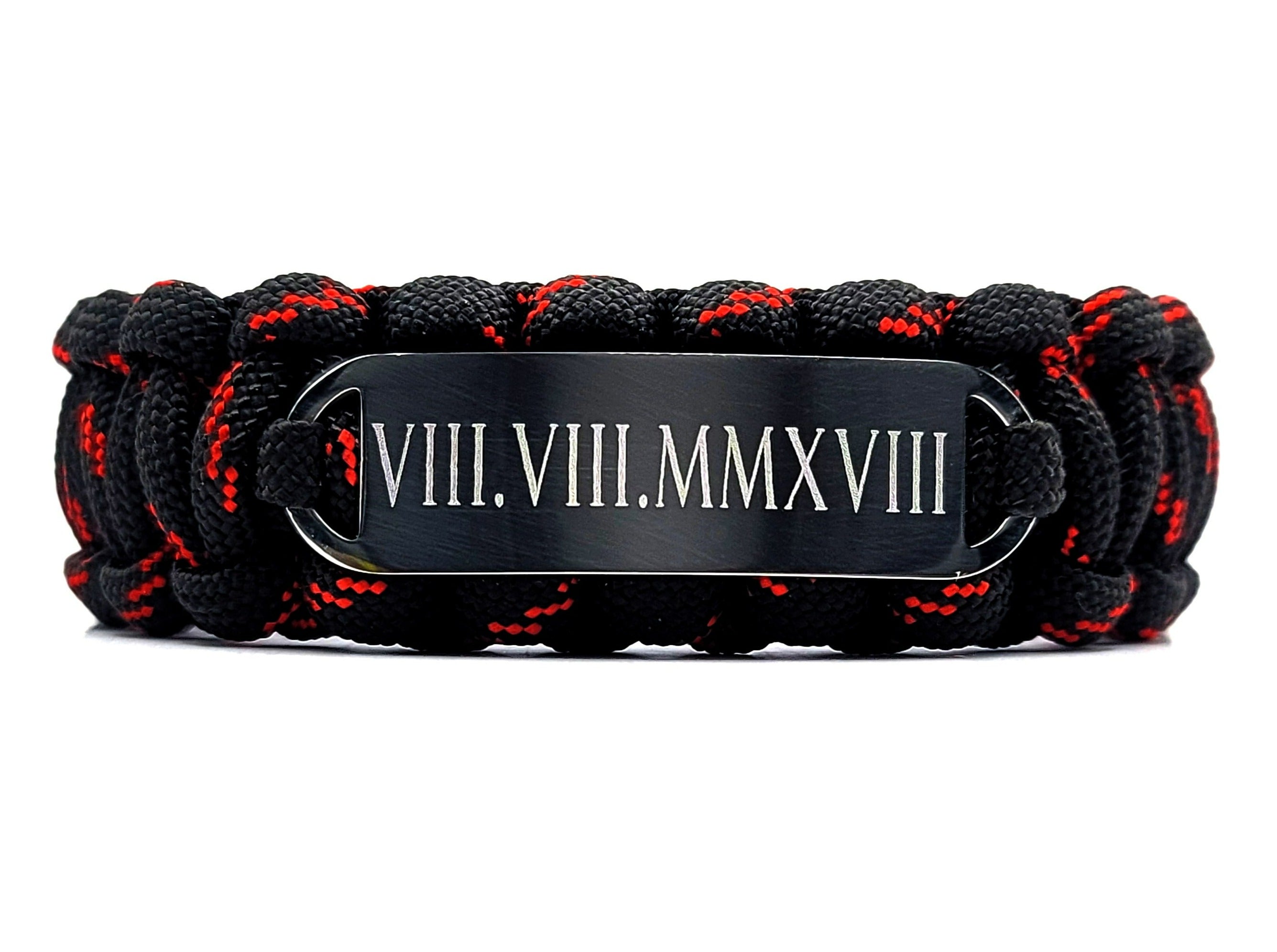 The Meniacc Classic Reflective 550 Paracord Bracelet - Void