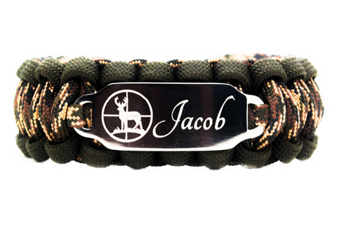 paracord bracelet with words