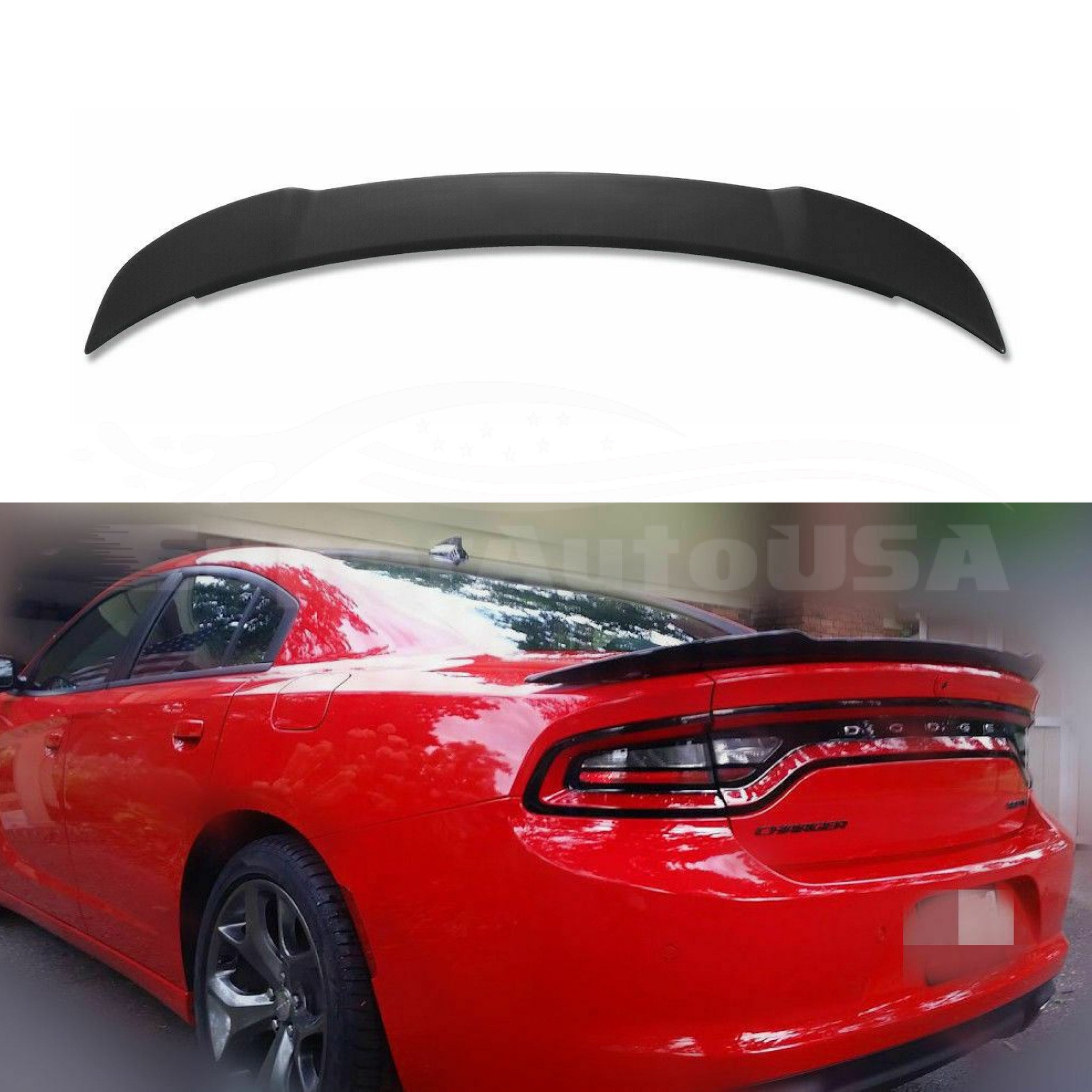 Fit 2011-2020 Dodge Charger Hellcat Style SRT Rear Wing Spoiler (Unpai |  SuperAutoUSA