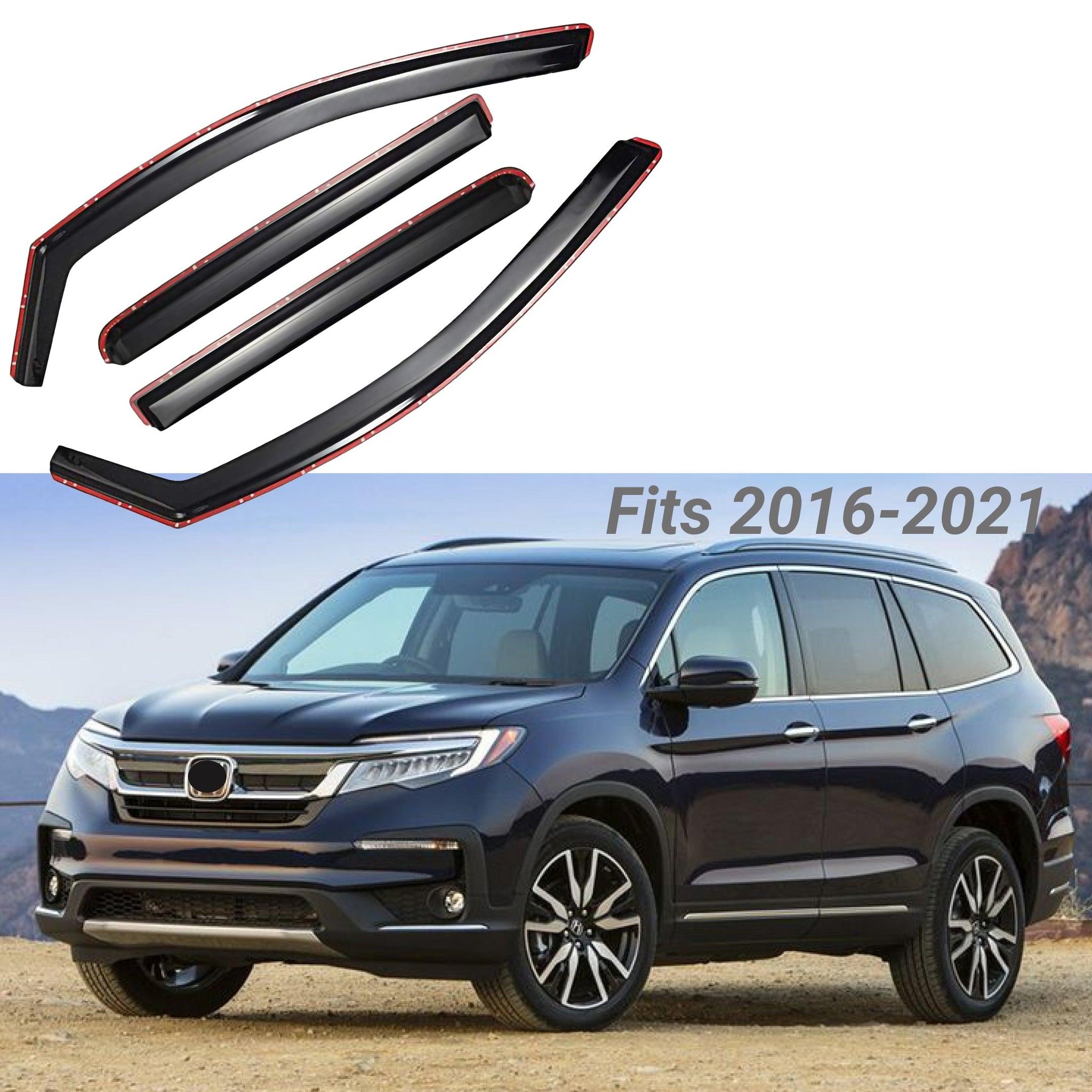 honda pilot rain guards