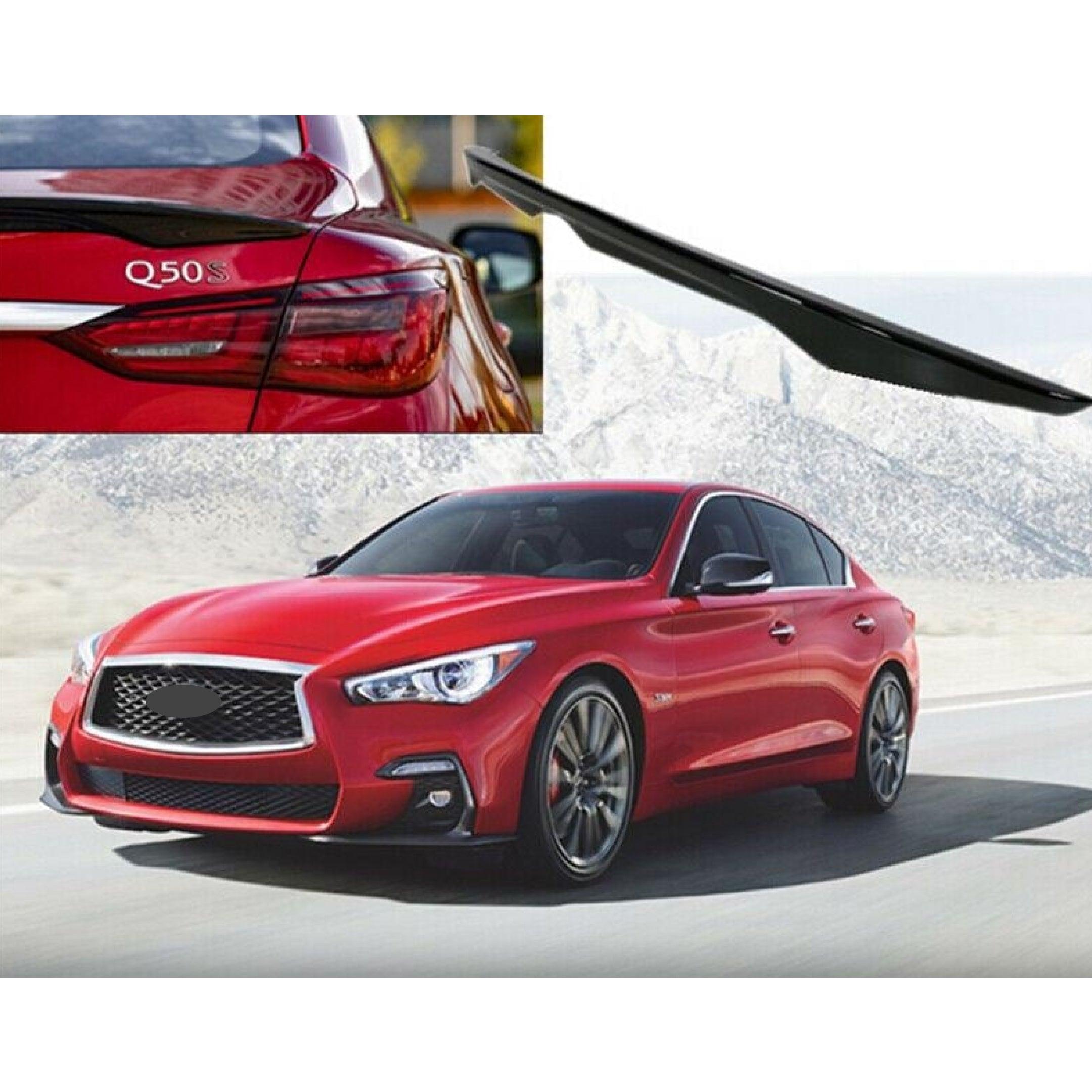 Fit 2014-2020 INFINITI Q50 Rear Trunk Spoiler Wing(Unpainted