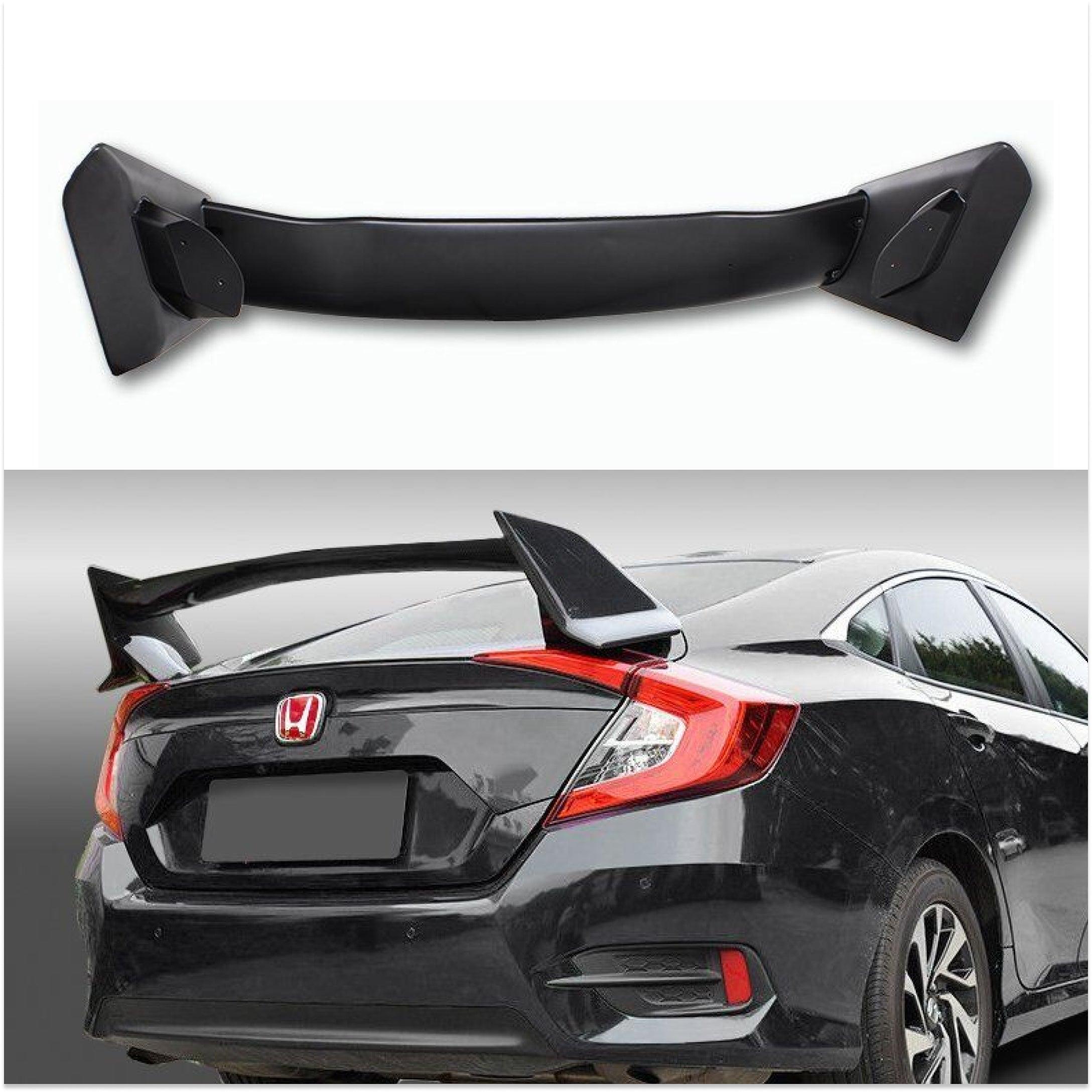 Fit 2016-21 Honda Civic Hatchback Type-R Style Rear Lid Wing