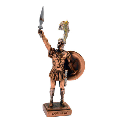 Achilleas Greek hero in defence 18cm – Hercules Shop