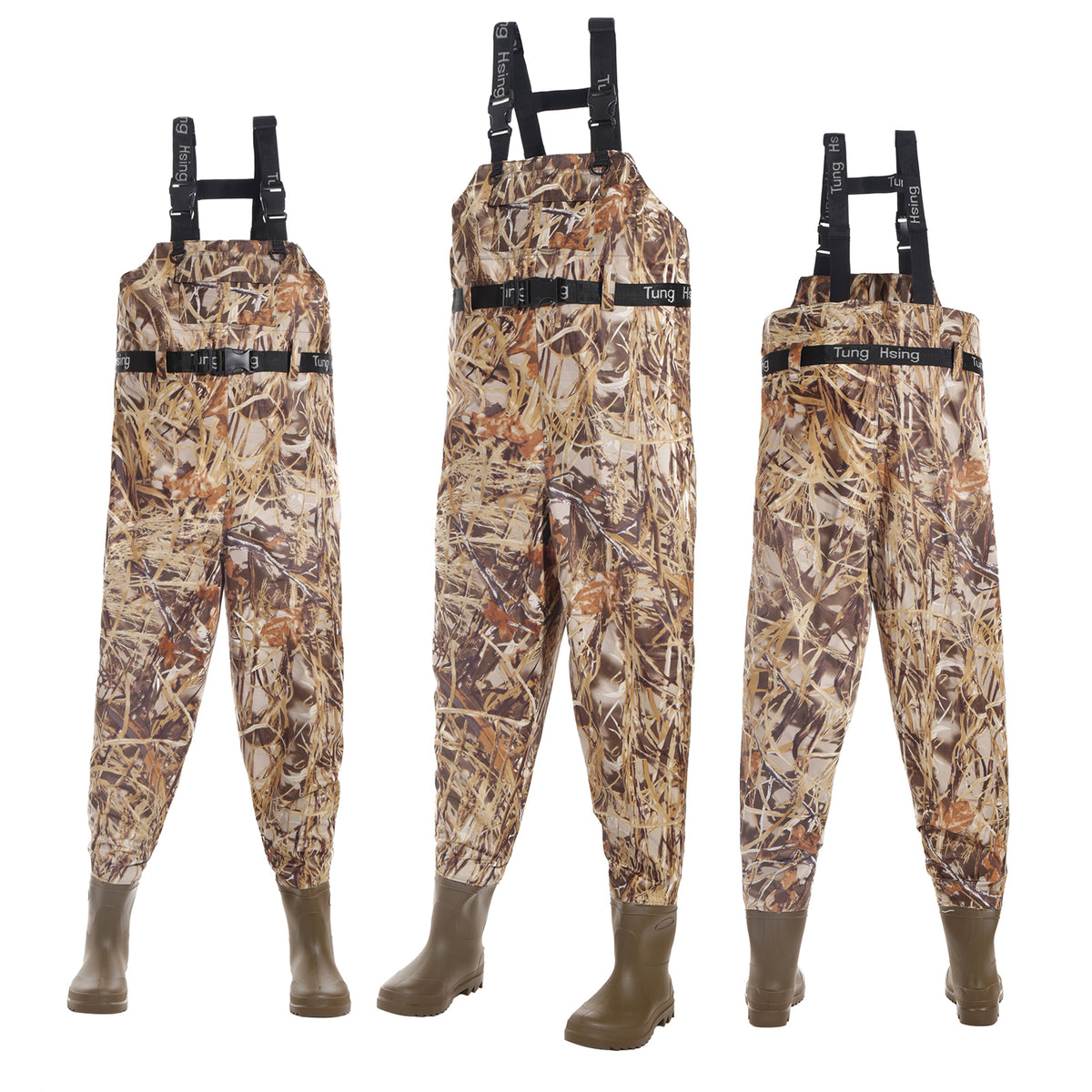 Fishing Waders Breathable Chest Waders Boot Foot Waders 41-46# 203M ...