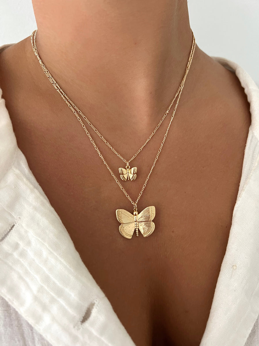 BUTTERFLY ON FIGARO NECKLACE – ALV Jewels