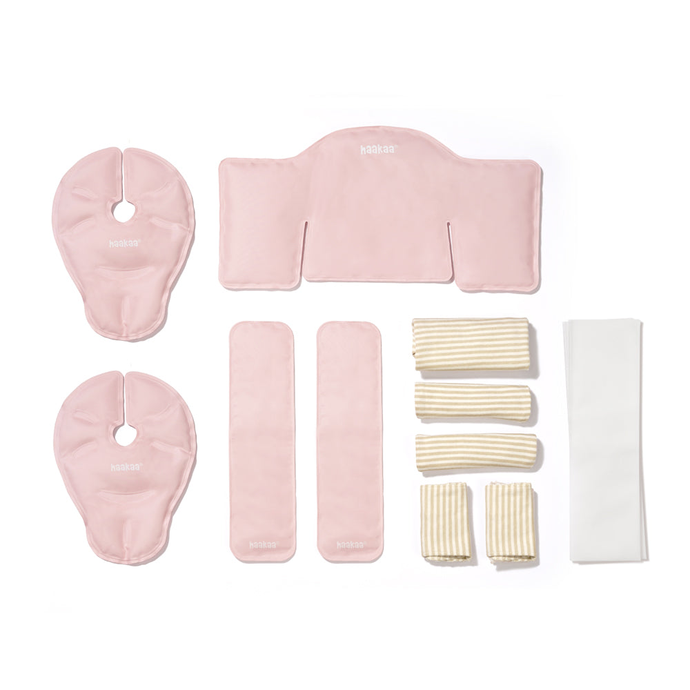 Haakaa All-Day Reusable Nursing Pad Set with Washing Bag, 8 Ct