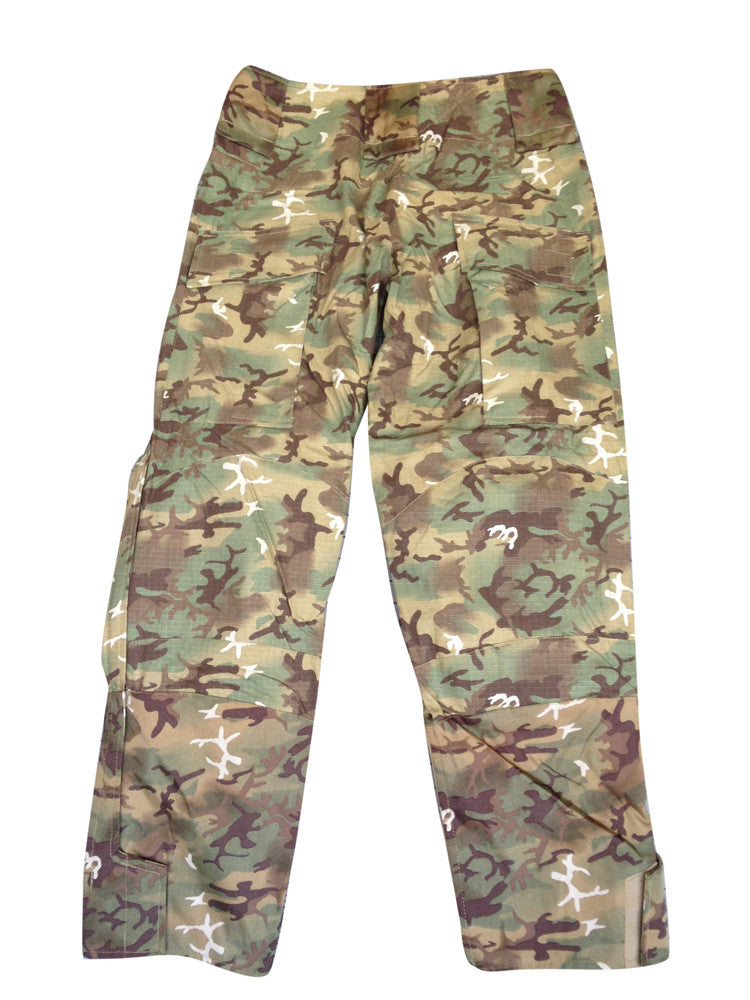 Arid Woodland Warrior Camouflage Trousers Fatigues with Knee Pads ...