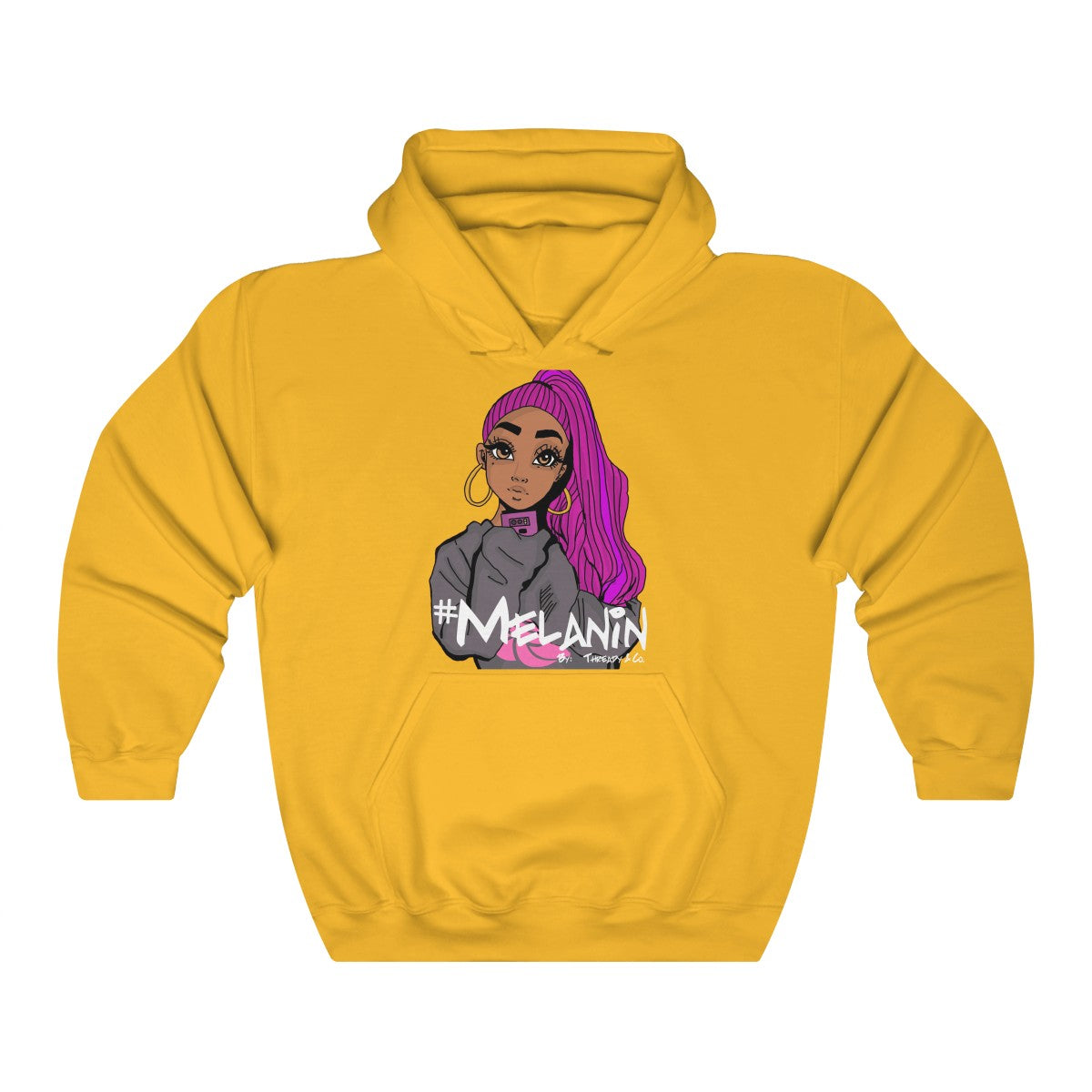 yellow melanin hoodie