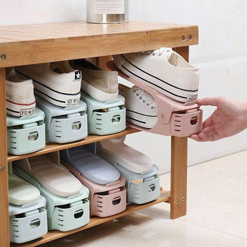 space saving shoe organizer