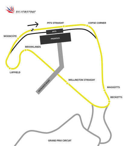 Silverstone circuit map