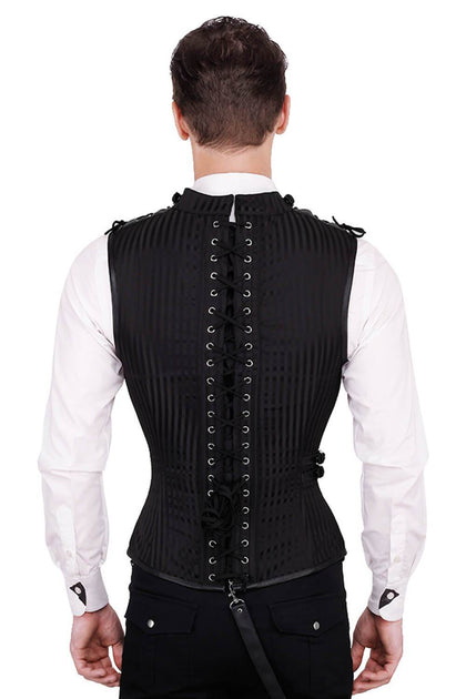 Asphodel Custom Made Gothic Men's Overchest Corset