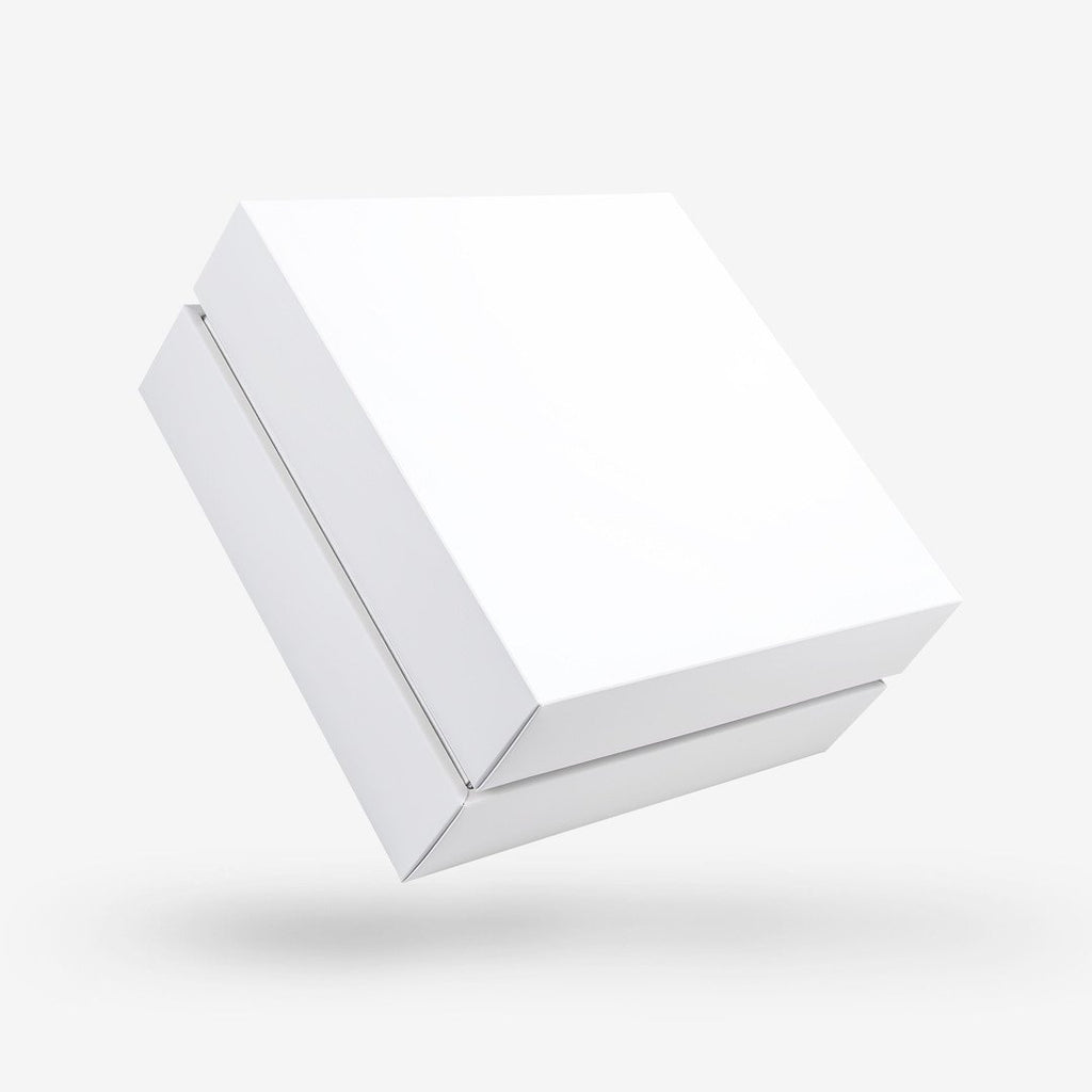 White outside, Silver inside Rectangular Magnetic Box – Madovar Packaging  LLC