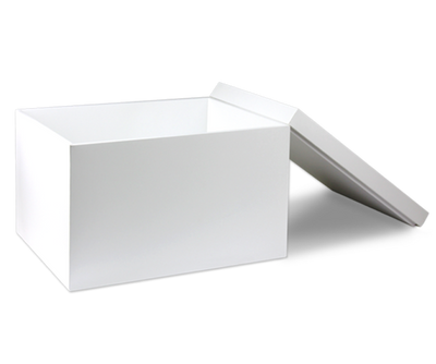 White Storage Box with Lid | Shop Custom-Made Luxury Rigid Gift Boxes