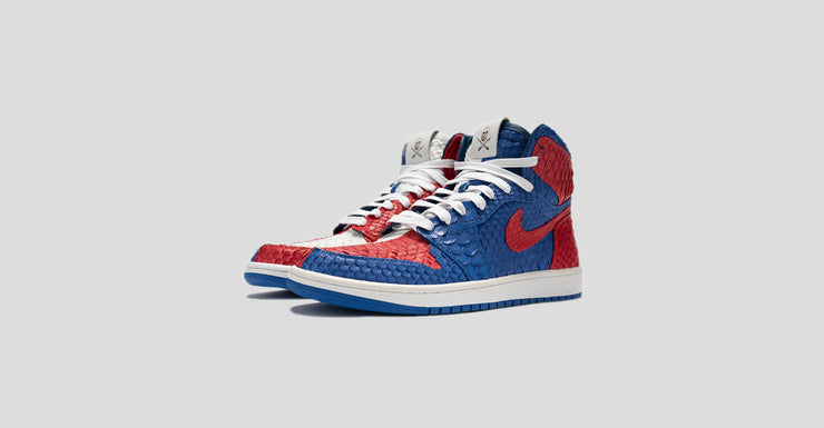 jordan 1 red and blue split