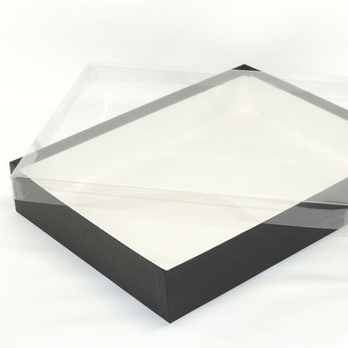 Black Box with Clear Vinyl Lid