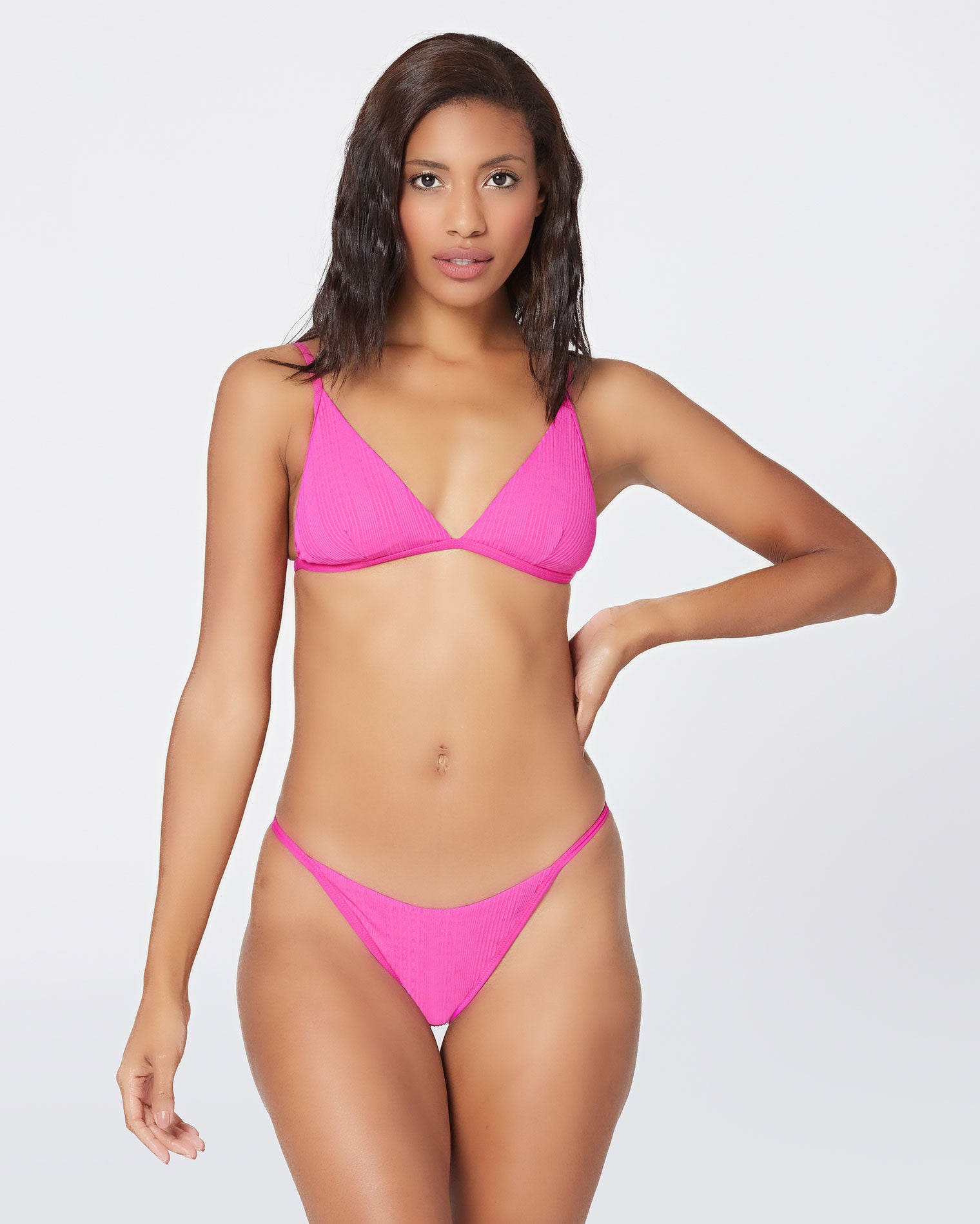 Everyday Pursuits   L*Space Pointelle Rib Millie Bikini Top