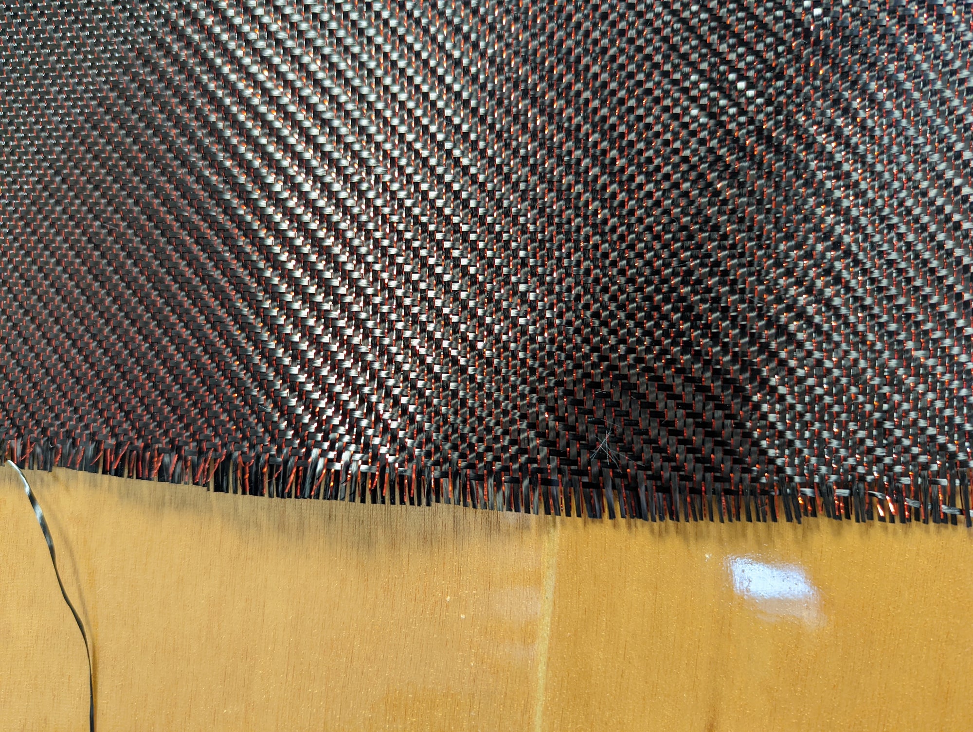 50 in. 372gsm 8H Satin Weave Carbon Fiber Fabric Standard Modules 3k