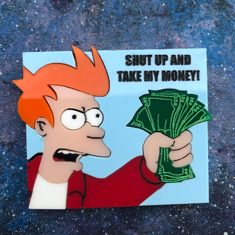 shut up and take my money meme card