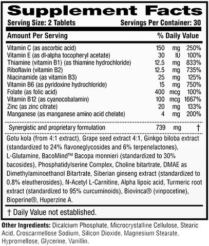 Constant Focus Ingredients