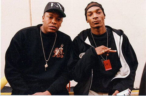 Dr. Dre and Snoop Dogg Circa 1993