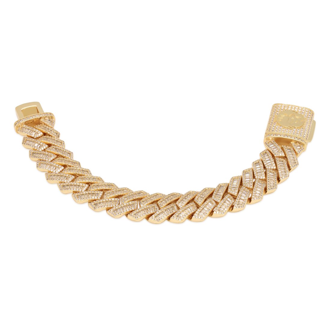 12mm Iced Diamond Cut Miami Cuban Link Bracelet | King Ice