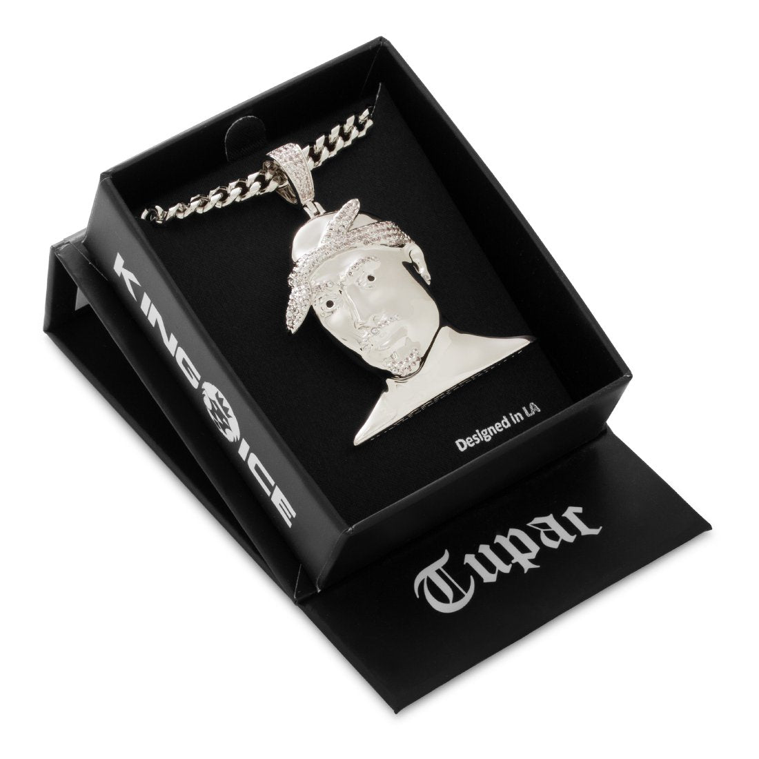3D Boss 2Pac Bust Necklace | 2Pac Jewelry | King Ice