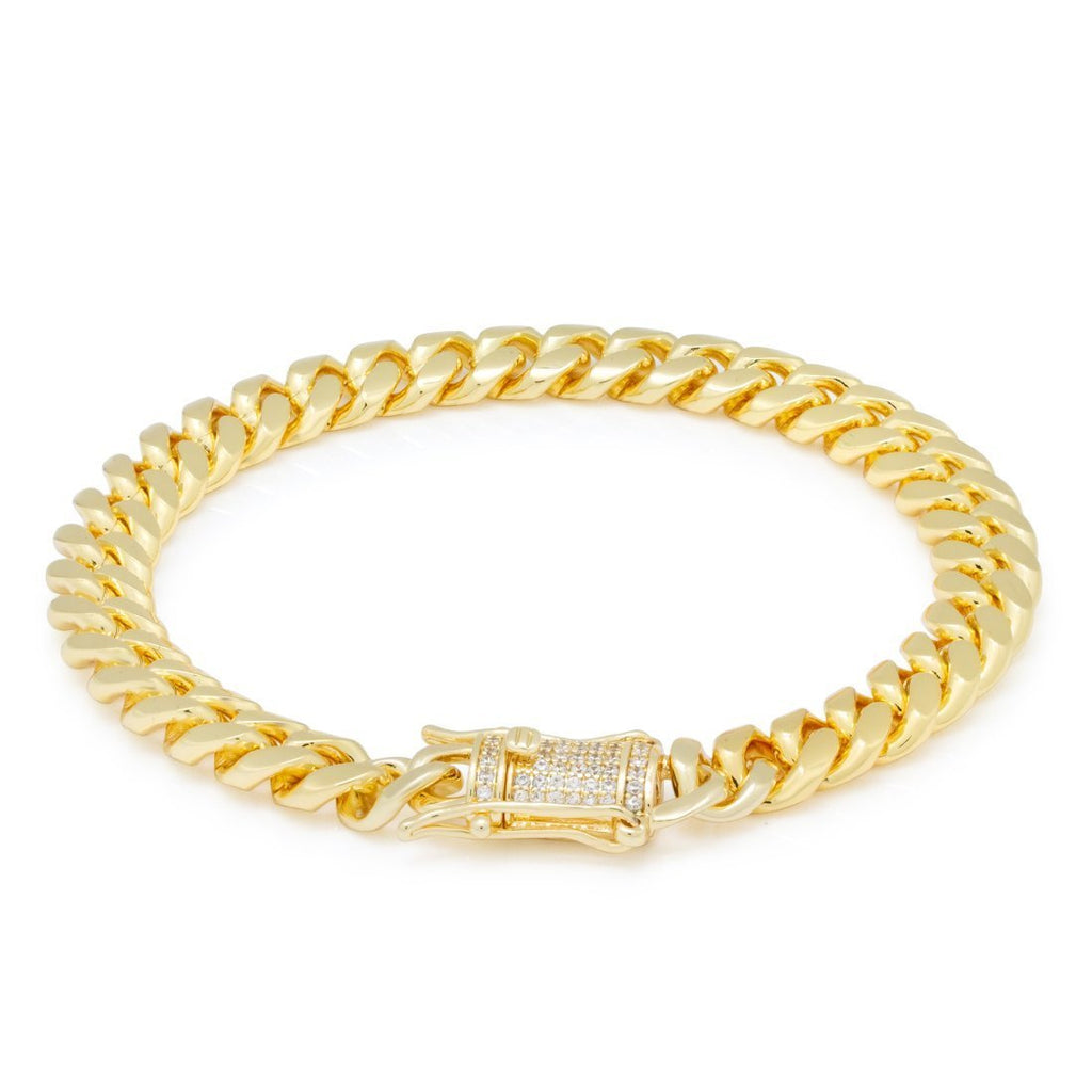 8mm Miami Cuban Link Bracelet | Hip Hop Bracelets | King Ice