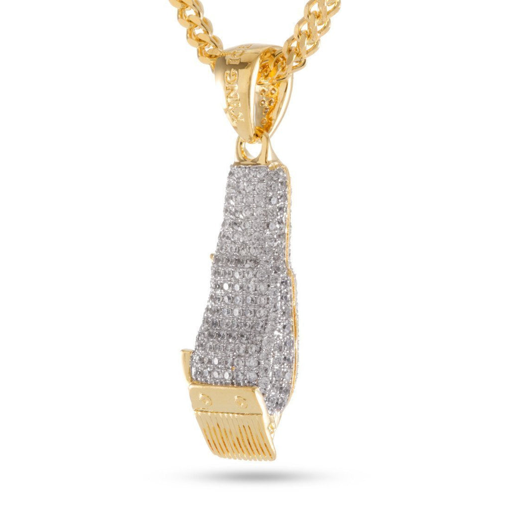 Barber Shop Clippers Necklace | Barber Shop Jewelry – King Ice