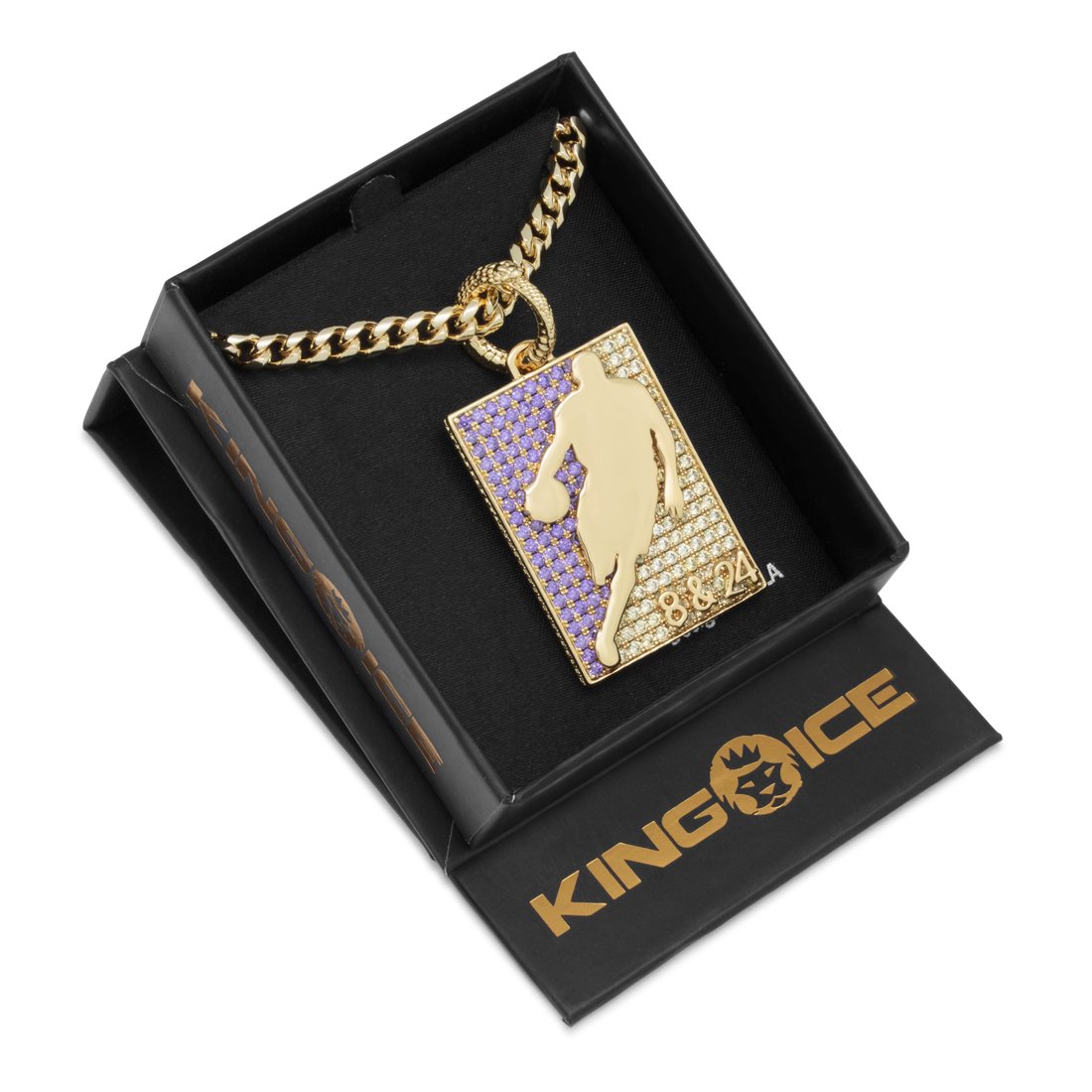 Classic Number 24 Necklace | Black Mamba Jewelry | King Ice