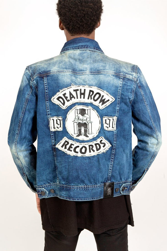 Death Row Denim Patched Jacket | Death Row Record Apparel – King Ice