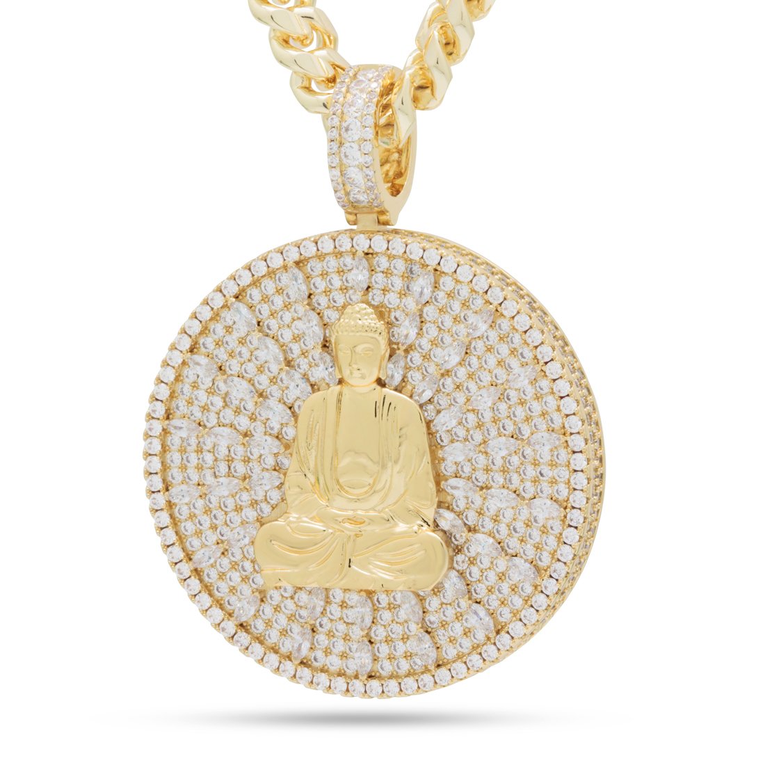 Rakesh Traders Golden Glass Beads With Metal Buddha Pendant Necklace  Handcrafted, Packet, Size: Adjustable at Rs 249/piece in New Delhi